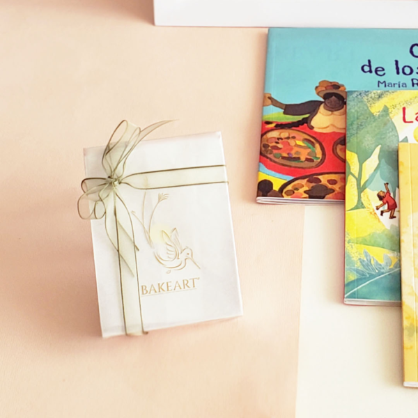 Bolsa con caja de bombones x6  frutas y especias + Cuentos - Imagen 4